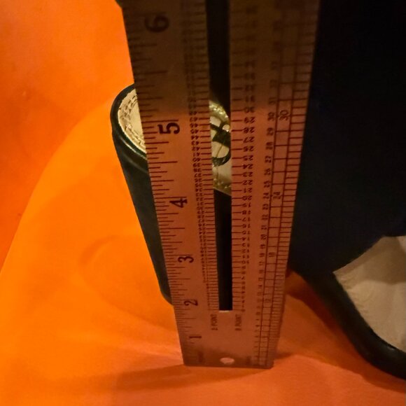 Gianni Bini Black Suede Heels- Women's Shoes - Picture 4 of 4